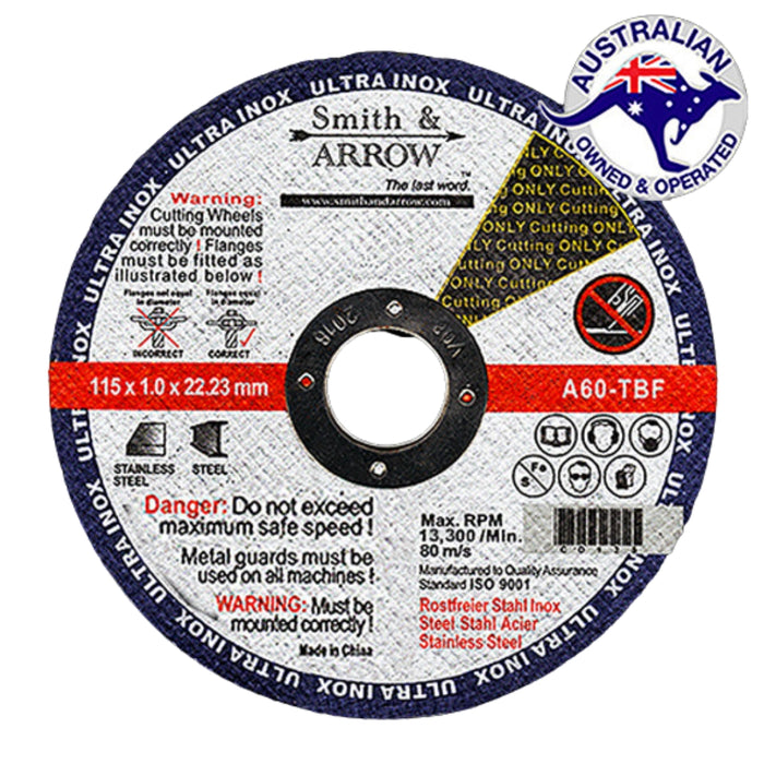 4.5", 115MM - METAL CUTTING DISCS
