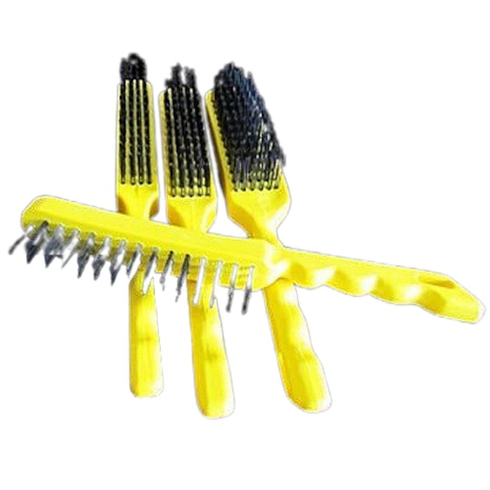 4 Plastic Handle Brush Set