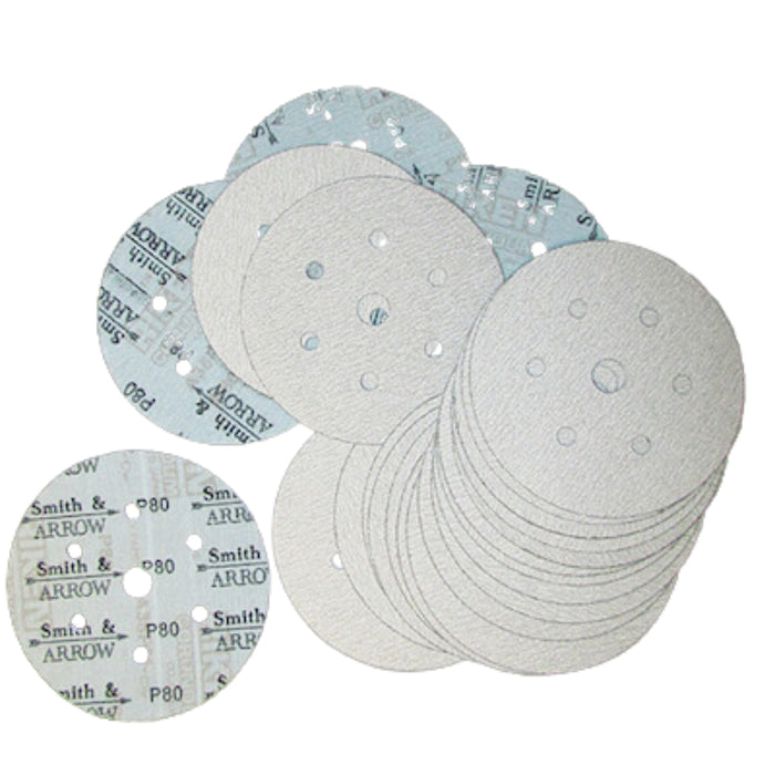 6" 150MM 6 HOLE - HOOK & LOOP VELCRO SANDING DISCS | ORBITAL SANDER