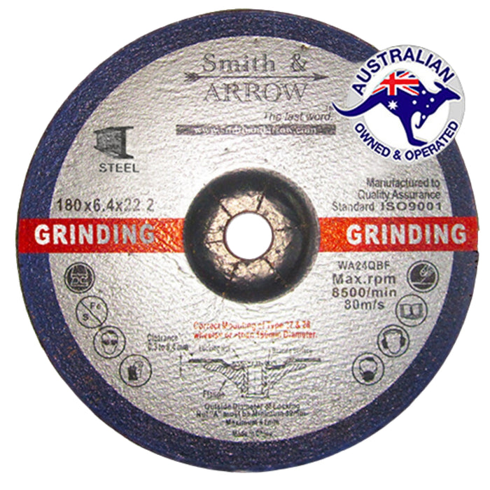 7" 180MM METAL GRINDING DISCS