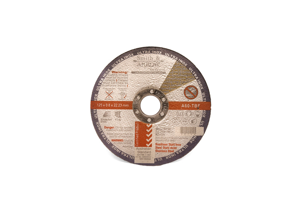 5", 125MM X 0.8MM - METAL CUTTING DISCS (SHEETMETAL)