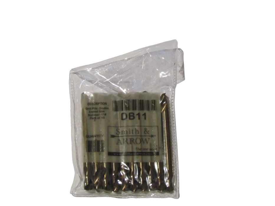 RIVET DOUBLE ENDED DRILL BITS, COBALT M35 - 5MM, 3/16"