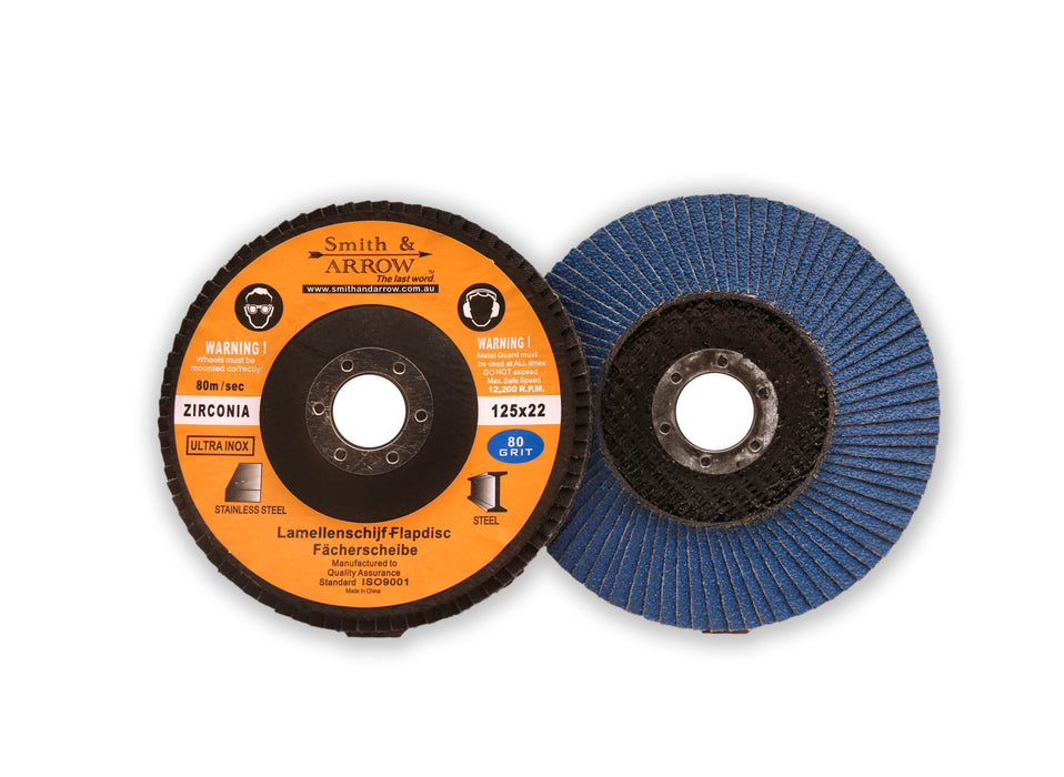 5" 125MM - ZIRCONIA FLAP DISCS