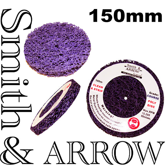 6" 150MM - STRIP DISCS | AIR TOOL OR DRILL