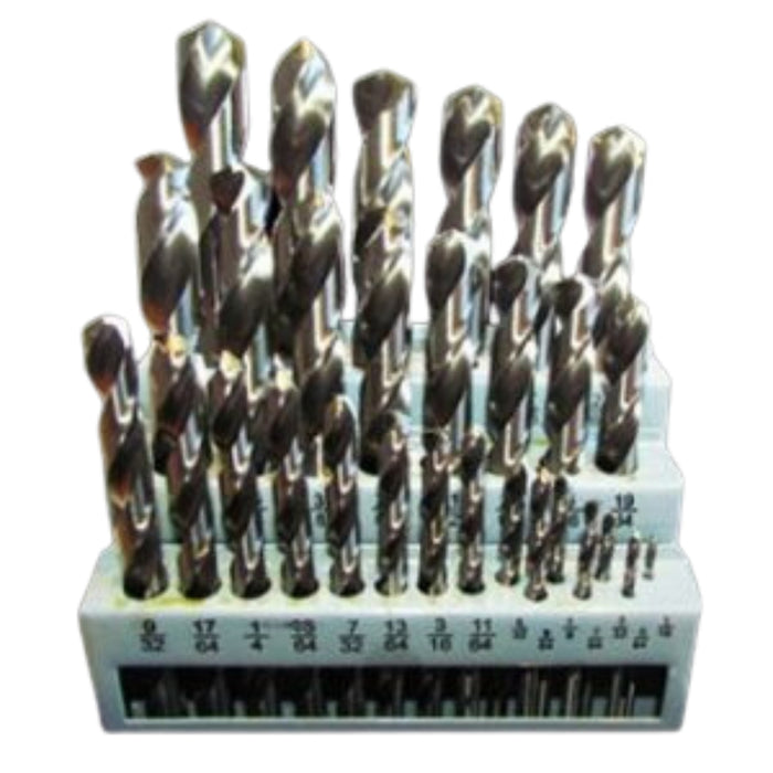 IMPERIAL M35 HSS COBALT DRILL BIT SET - 29 PIECE