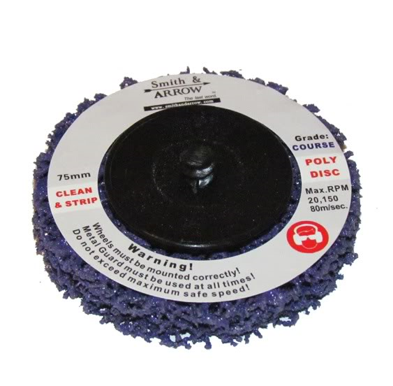 3" 75MM QUICK CHANGE POLY STRIP DISCS