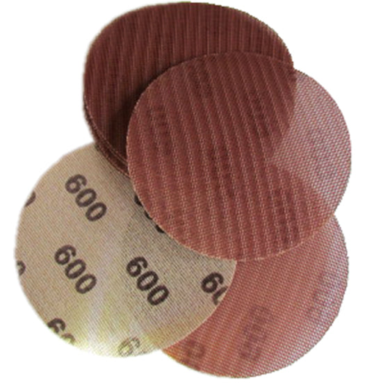 150MM 6" CERAMIC HOOK & LOOP SANDING DISCS (ANTI-CLOG)