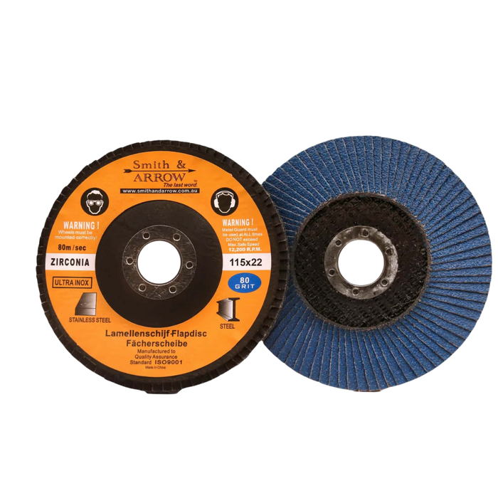 4.5" 115MM - ZIRCONIA FLAP DISCS