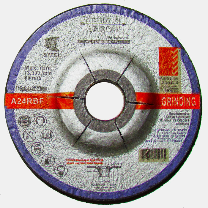 4.5" 115MM METAL GRINDING DISCS