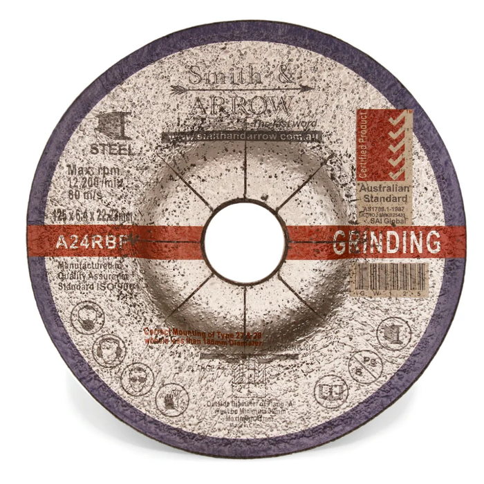 5" 125MM METAL GRINDING DISCS