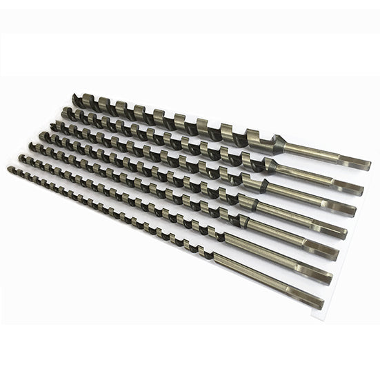 Auger Bit Set Ranges Wood Auger Bits Set 7 pieces 460 mm hex shank 45# carbon steel - sizes ...