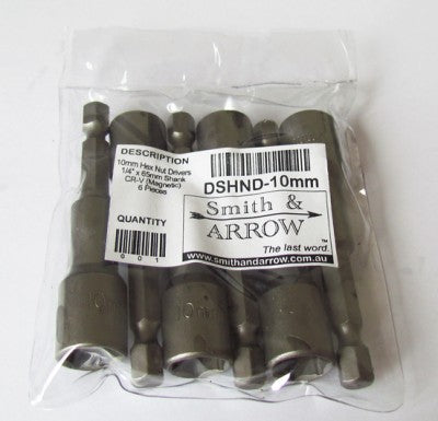 HEX NUT SETTERS / DRIVERS BITS - 3/8" OR 10MM