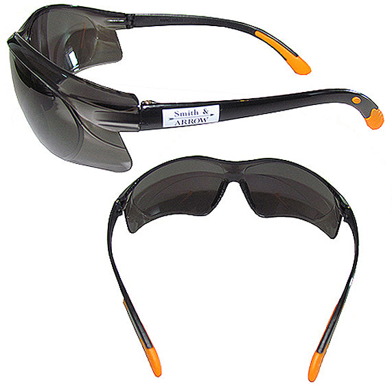 SAFETY GLASSES - CLEAR OR SMOKED PACK